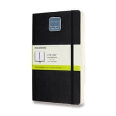 Moleskine Zápisník Expanded - mäkké dosky L, čistý, čierny