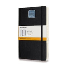 Moleskine Zápisník Expanded - mäkké dosky L, linajkový, čierny