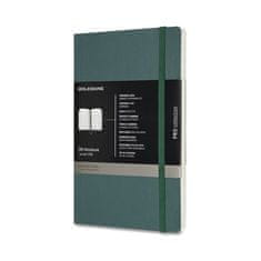 Moleskine Zápisník Professional - mäkké dosky L, tm. zelený