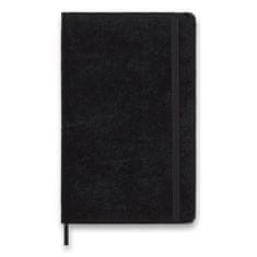 Moleskine Zápisník Velvet - tvrdé dosky L, linajkový, čierny