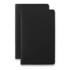 Moleskine Zošity Smart - mäkké dosky L, linajkované, 2 ks, čierne