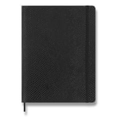 Moleskine Zápisník Precious & Ethical Vegea Boa - mäkké dosky XL, linajkový, čierny