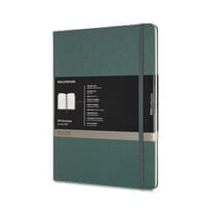 Moleskine Zápisník Professional - tvrdé dosky XL, tm. zelený