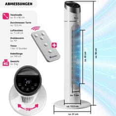 tectake Ventilátor s vežou 90 cm