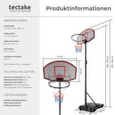 tectake Basketbalový kôš Harlem