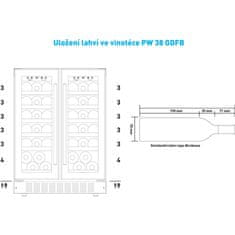 Philco Vstavaná vinotéka PW 38 GDFB