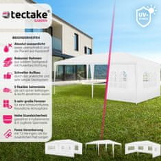 tectake Pavilón Vivara 6x3m s 5 bočnými stenami