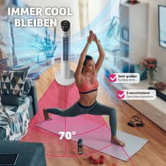 tectake Ventilátor s vežou 110 cm