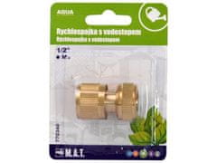 Rýchlospojka 1/2&quot; s vodostopom Ms AQUA