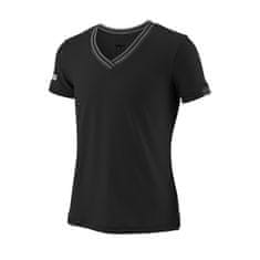 Wilson Tričko čierna S Team V-neck