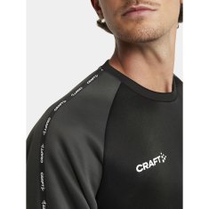 Craft Tričko výcvik čierna M Squad 2.0 Crew Neck