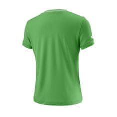 Wilson Tričko zelená S Team V-neck