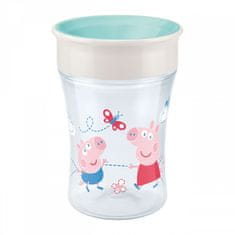 Detský hrnček Magic NUK Cup Peppa Pig (8+ m.) NUK 360 °