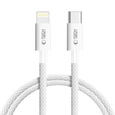 Tech-protect Ultraboost Lite kábel USB-C / Lightning PD 27W / 3A 1m, sivý