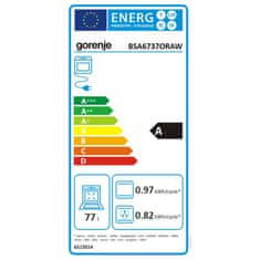 Gorenje Samostatná vestavná trouba BSA6737ORAW SteamAssist