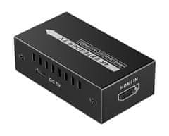 PremiumCord 4Kx2K@60Hz HDMI2.0 extender na 60m cez jeden kábel Cat6/6a/7