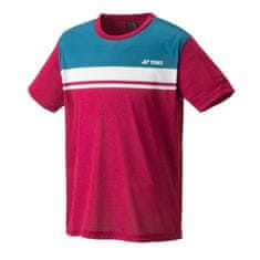 Yonex Tričko ružová L Crew Neck Stripes 2023