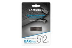 SAMSUNG Flash Disk BAR Plus 512GB Titan Grey (MUF-512BE4/APC)