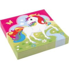 Amscan Obrúsky Unicorn 20ks 33x33cm -