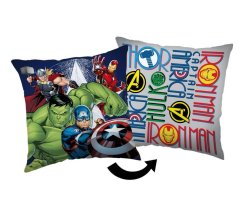 Jerry Fabrics Obliečka na vankúšik Avengers Heroes Bavlna, 40/40 cm