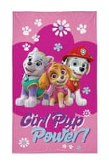 DETEXPOL Detský uterák Paw Patrol Girl pup Bavlna - Froté, 50/30 cm