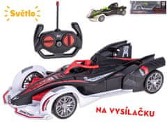 R/C formula 20 cm 27 MHz plná funkcia na batérie so svetlom (zelená, červená)