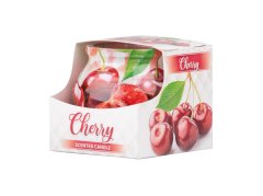 Sklo Dekor 80 x 72 mm Cherry vonná sviečka