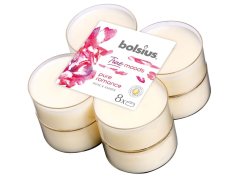 Bolsius Aromatic 2.0 Vonné čajové sviečky Maxi 8ks, Pure romance