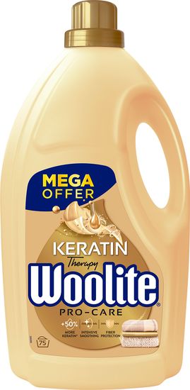 Woolite Keratín Therapy Pro-Care na všetky druhy bielizne 4,5 l / 75 pracích dávok