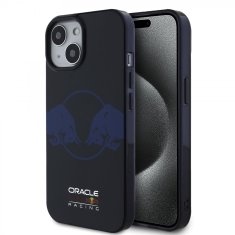 Red Bull Zadný kryt PC/TPU Two Bulls Magsafe pre iPhone 15 Navy