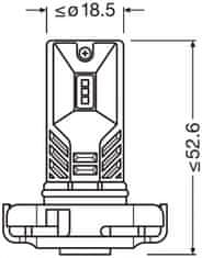 Osram OSRAM LED PSX24W 8,2 W 12V PG20-7 FS2 2604CW