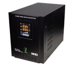 MHpower Napäťový menič MPU-1200-12 záložný zdroj, 12V/230V, 1200W, funkcia UPS, čistý sínus