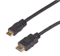 Akyga Kábel HDMI 1.4 (M)/mini-HDMI 1.4 (M), 1m