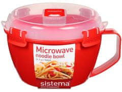 Sistema Sistema Microwave Dóza na rezance a hranolky 940 ml, červená