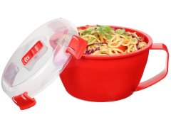 Sistema Sistema Microwave Dóza na rezance a hranolky 940 ml, červená