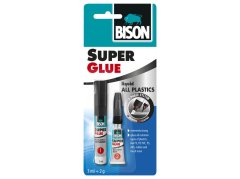 BISON SUPER GLUE All Plastic 3 ml + 2 g