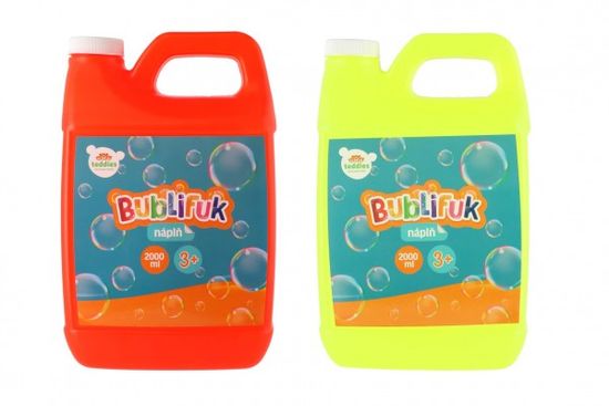 Teddies Náplň do bublifuku 2 litre 2 farby v kanistra