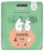 Moomin Baby eko plienky 4 Maxi 7–14 kg, 42 ks