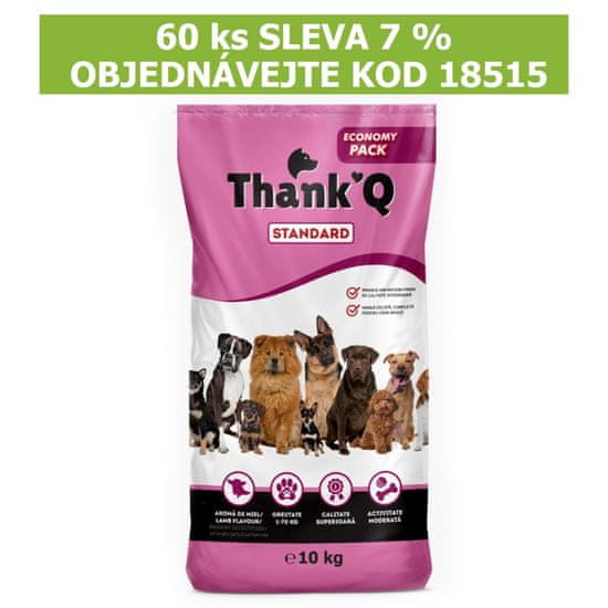 Thank´Q Standard Dog Adult Jahňa 10 kg