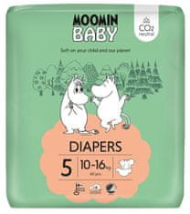 Moomin Baby eko plienky 5 Maxi 10–16 kg, 40 ks