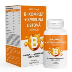 MOVit B-Komplet + Kyselina listová PREMIUM 90 tabliet