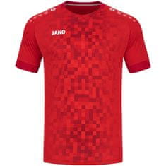 JAKO Tričko červená L Trikot Pixel