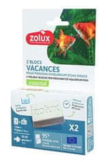 Zolux Blok kŕmny HOLIDAY pre akv.ryby 2x40g