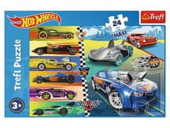 Puzzle Autíčka Hot Wheels MAXI 24 dílků