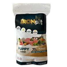 IRONpet Vzorka Dog Puppy Large Turkey (Krocan) 70 g