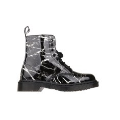 Dr. Martens Členkové topánky elegantné čierna 36 EU Pascal Black Patent Marble