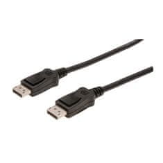 Digitus DisplayPort kábel DisplayPort, 2m - černý