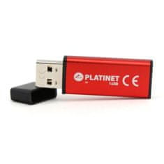 Platinet USB Flash disk PMFEC16R X-DEPO adapt. USB-C - 16 GB červená