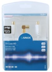 Sinox Koaxiální kabel SXV8605 TV coax cxabel 5m