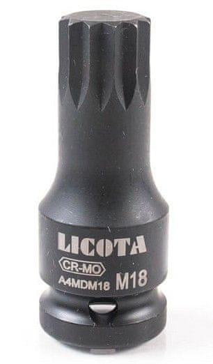 Licota Vonkajší rázový nástrčný kľúč XZN 1/2" M18 Licota - Li0418